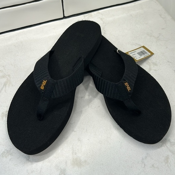 Teva Mush II Men's Flip Flop Sandals 10 Black NWT - Picture 12 of 13